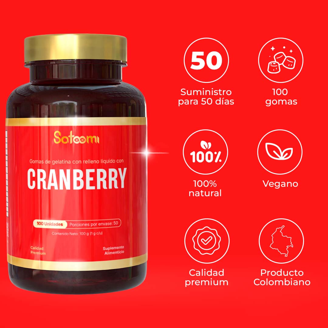 Miniatura 2 de Gomas con relleno de CRANBERRY